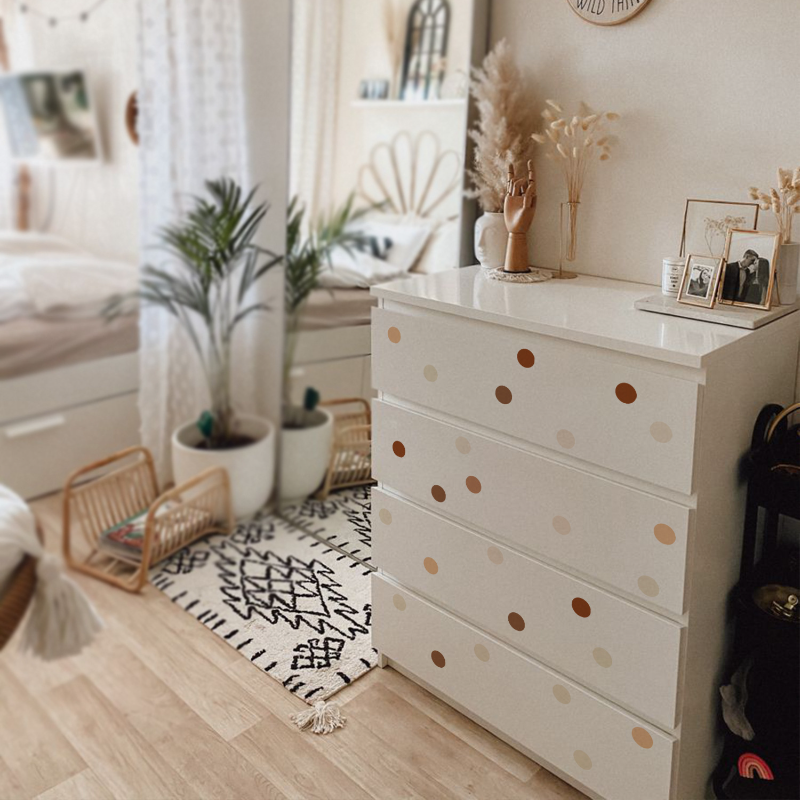 Creative Boho Polka Dot Wall S - Baby Nursery Vintage reseña y precio