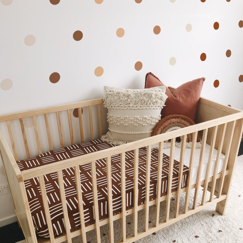 Creative Boho Polka Dot Wall S - Baby Nursery Vintage reseña y precio