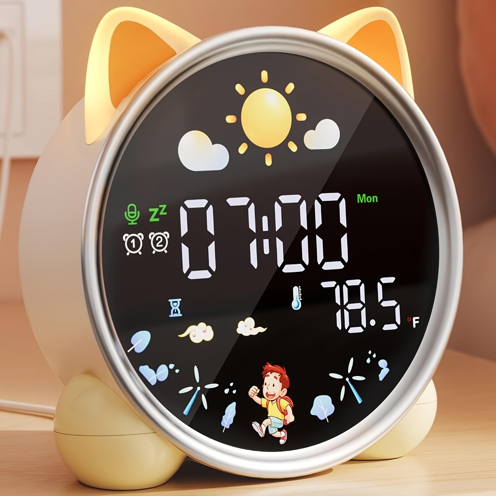 Kids Alarm Clock Ready to Rise - Sound Sleep Trainer Clock reseña y precio