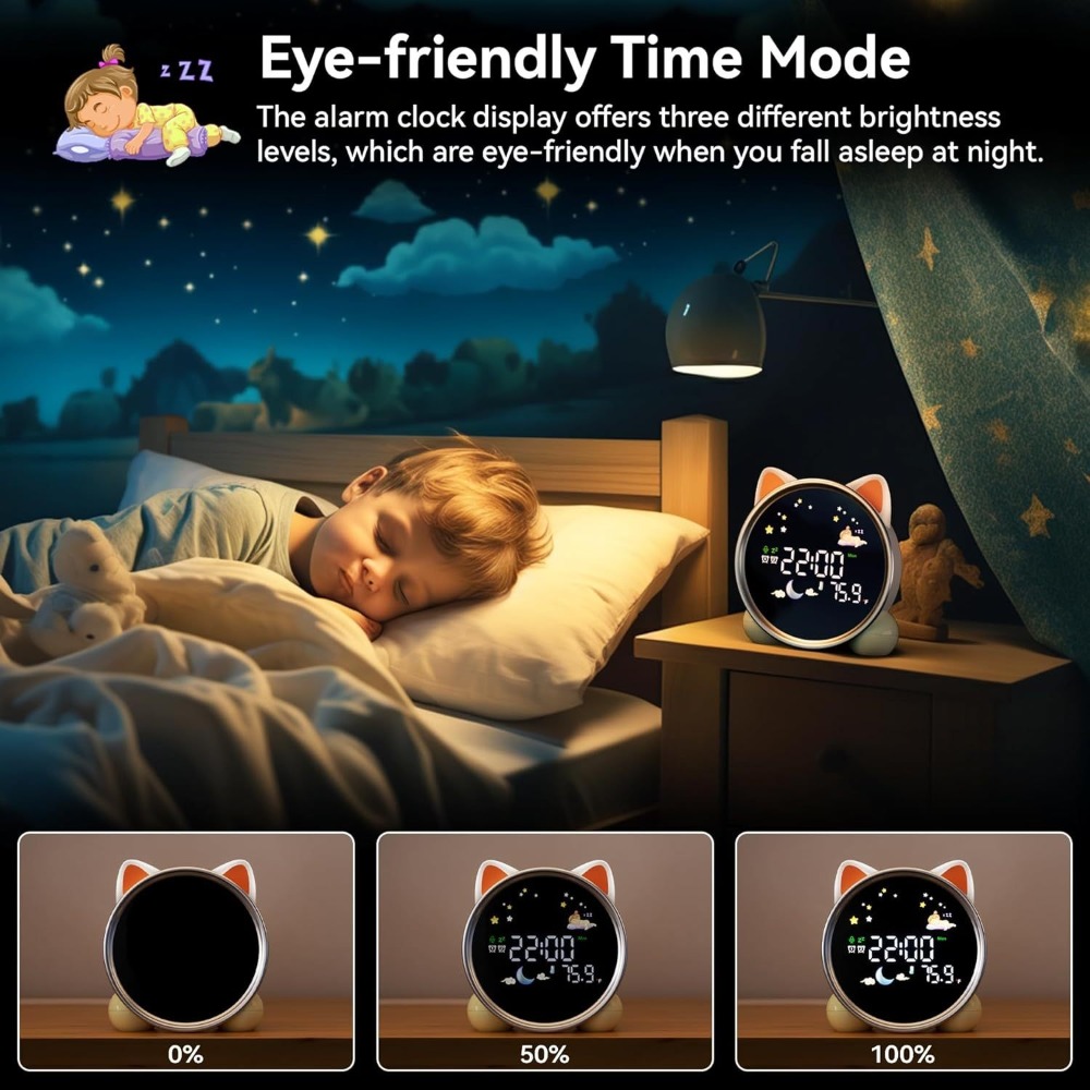 Kids Alarm Clock Ready to Rise - Sound Sleep Trainer Clock reseña y precio