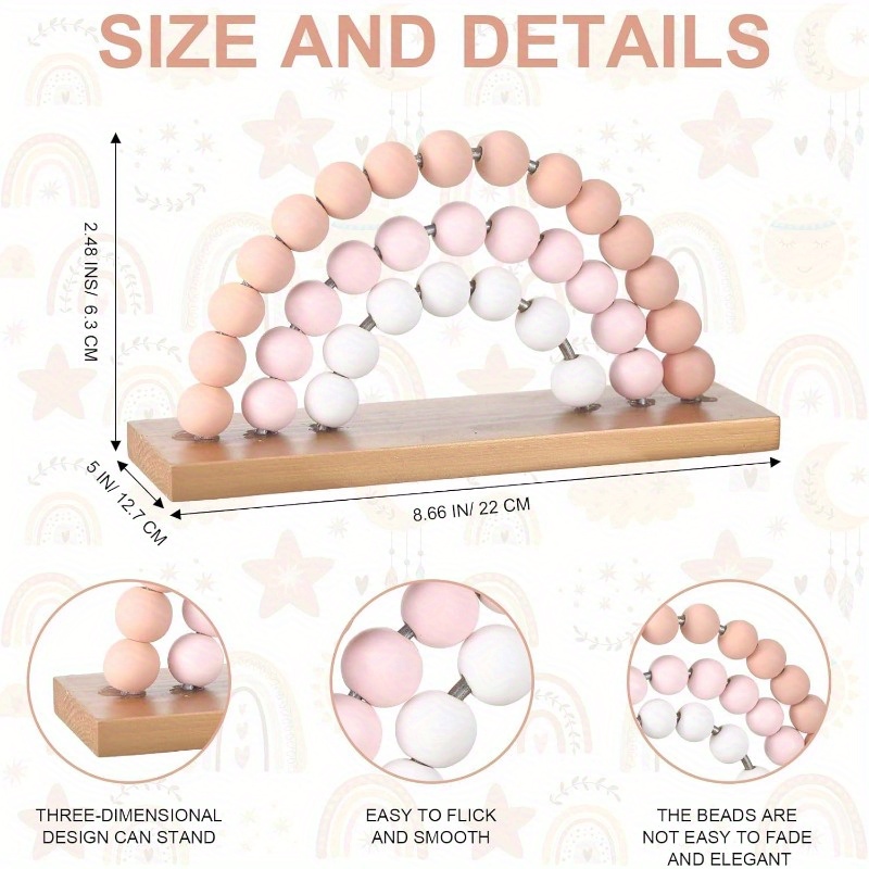Rainbow Girl 3D Baby Room Deco - Baby Nursery Pink reseña y precio