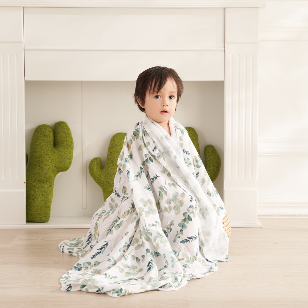 Elinfant Cute Soft Print Baby  - Swaddle Blanket Muslin reseña y precio