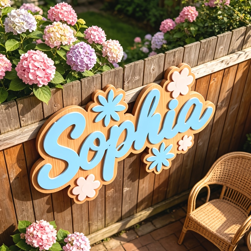 Personalized Floral Themed Nam - Baby Nursery Decor reseña y precio