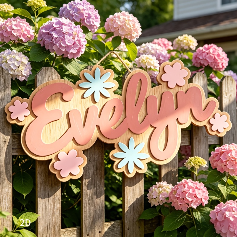 Personalized Floral Themed Nam - Baby Nursery Decor reseña y precio
