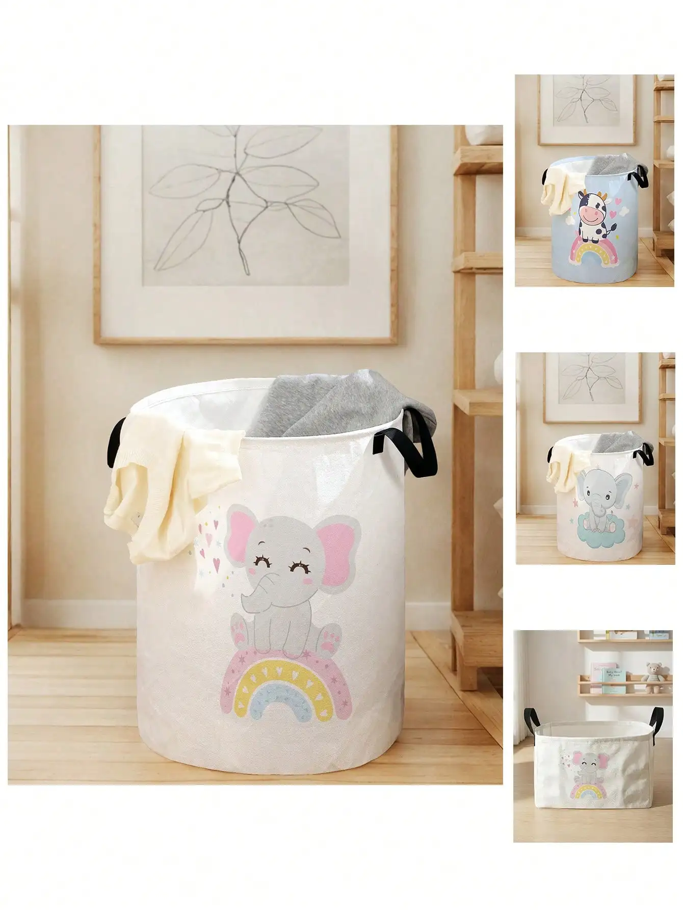 1pc Cute Elephant Pattern Fold - Baby Nursery Organizer reseña y precio