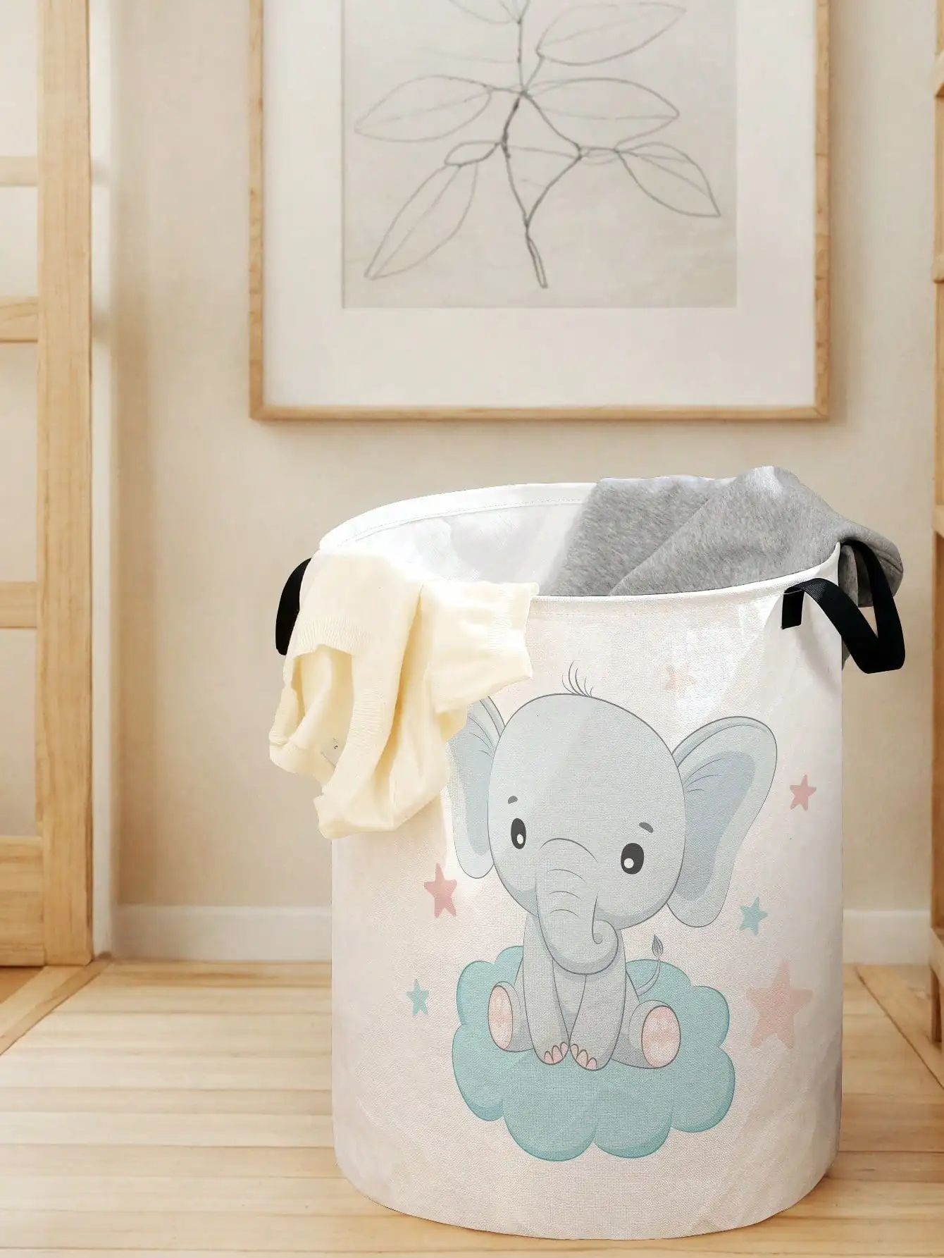 1pc Cute Elephant Pattern Fold - Baby Nursery Organizer reseña y precio