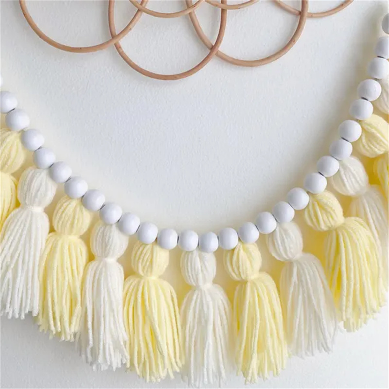 Yellow Boho Tassel Garlands Wa - Baby Nursery Yellow Walls reseña y precio