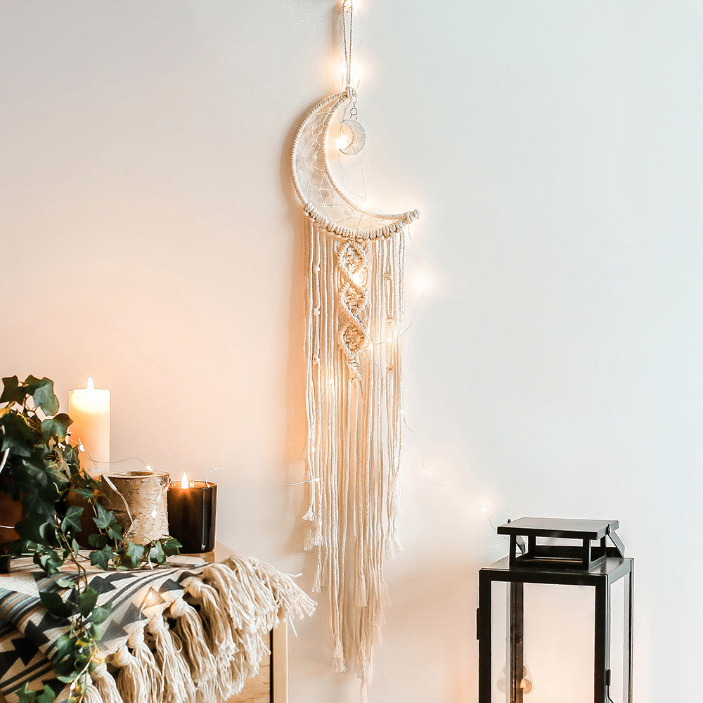 Macrame Dream Catcher Boho Hom - Baby Nursery Modern reseña y precio