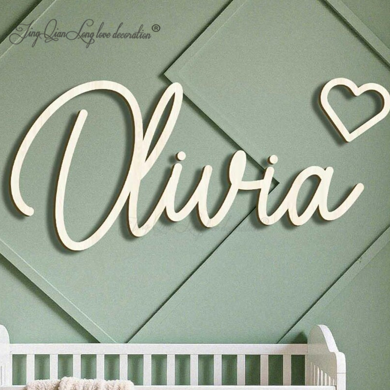 Custom Personalized Wood Name  - Baby Nursery Name Letters reseña y precio