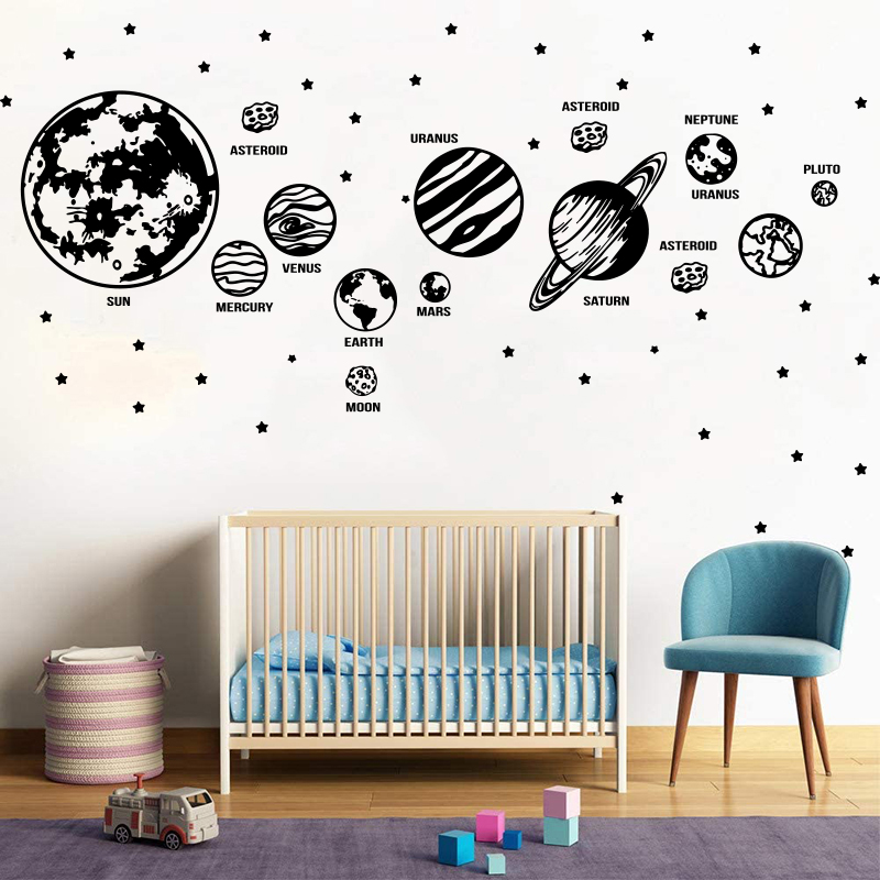 Large Planets Solar System Spa - Baby Nursery Modern reseña y precio