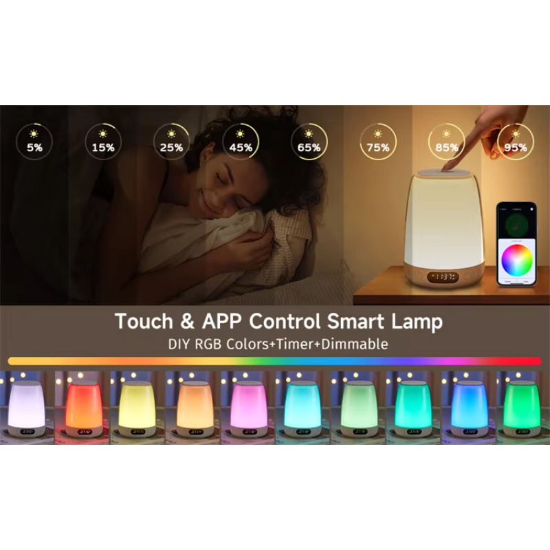 Bluetooth Speaker Kids Alarm C - Sound Sleep Trainer Clock reseña y precio