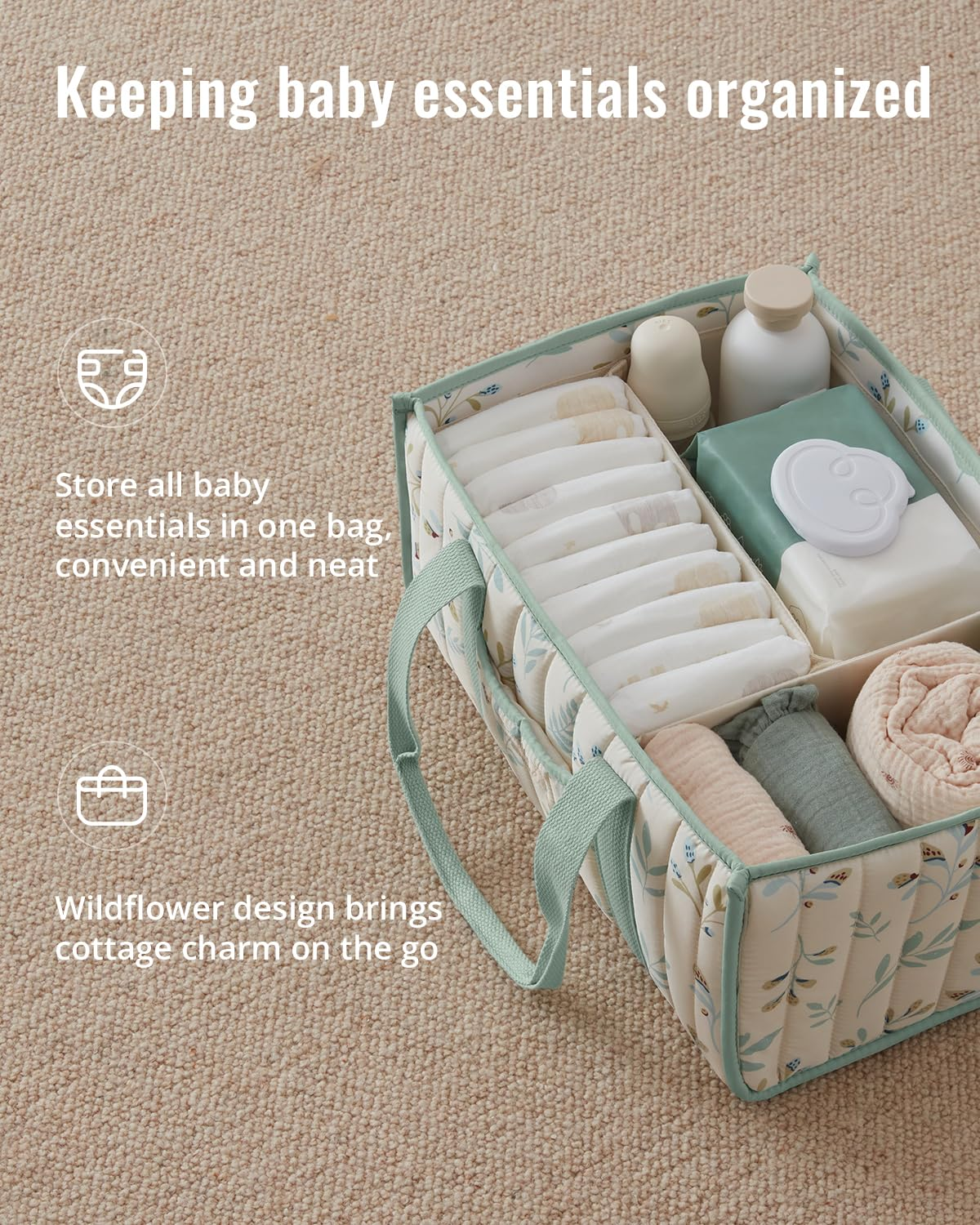 Diaper Caddy Organizer, Stylis - Baby Nursery Organizer reseña y precio