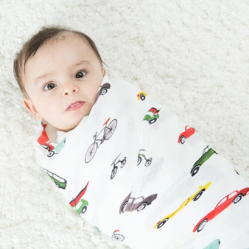 Car Ultra Soft 47x47 Inch Baby - Swaddle Blanket Muslin reseña y precio