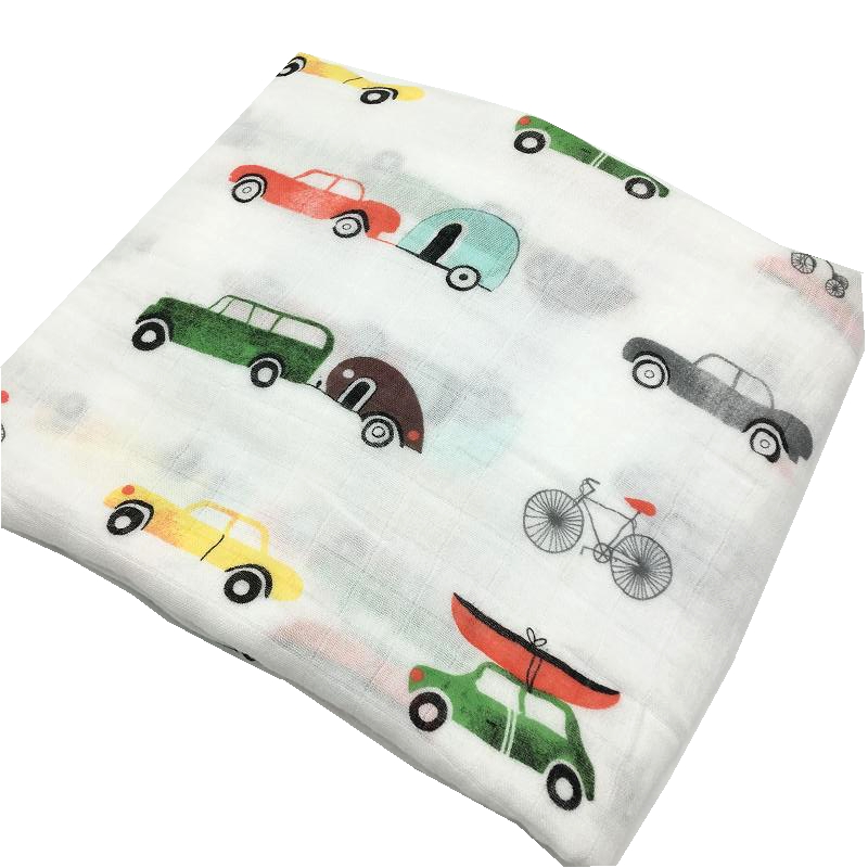 Car Ultra Soft 47x47 Inch Baby - Swaddle Blanket Muslin reseña y precio