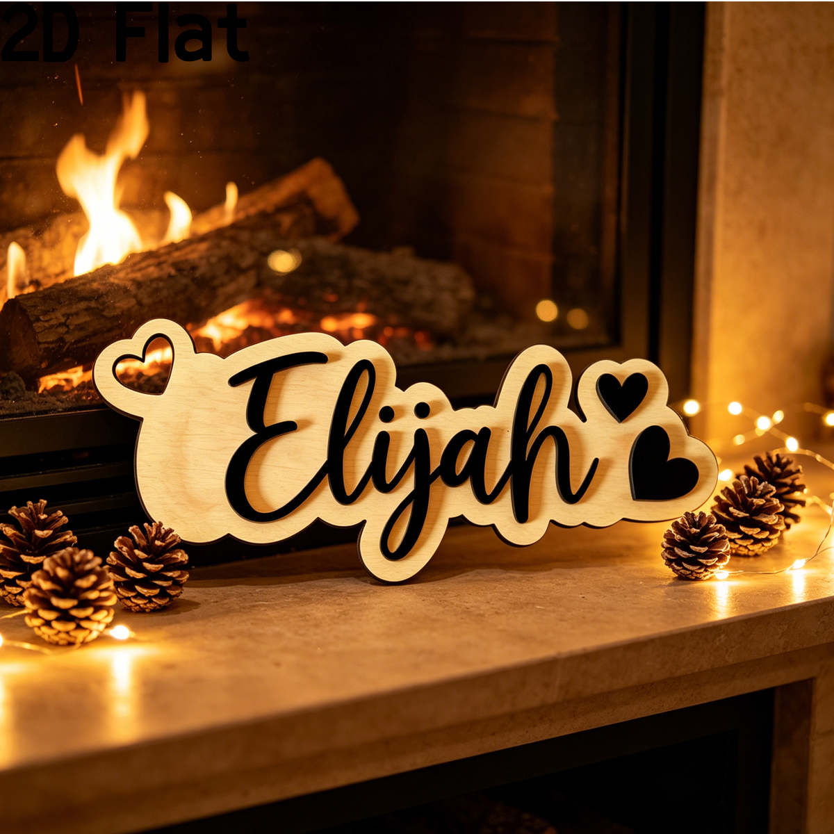 1Pc Custom Love Decor Wooden A - Baby Nursery Decor reseña y precio