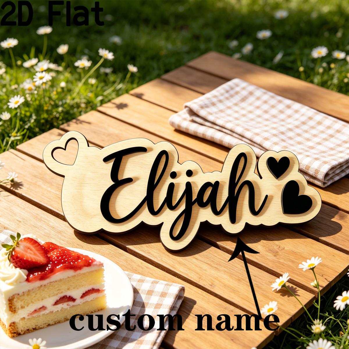 1Pc Custom Love Decor Wooden A - Baby Nursery Decor reseña y precio