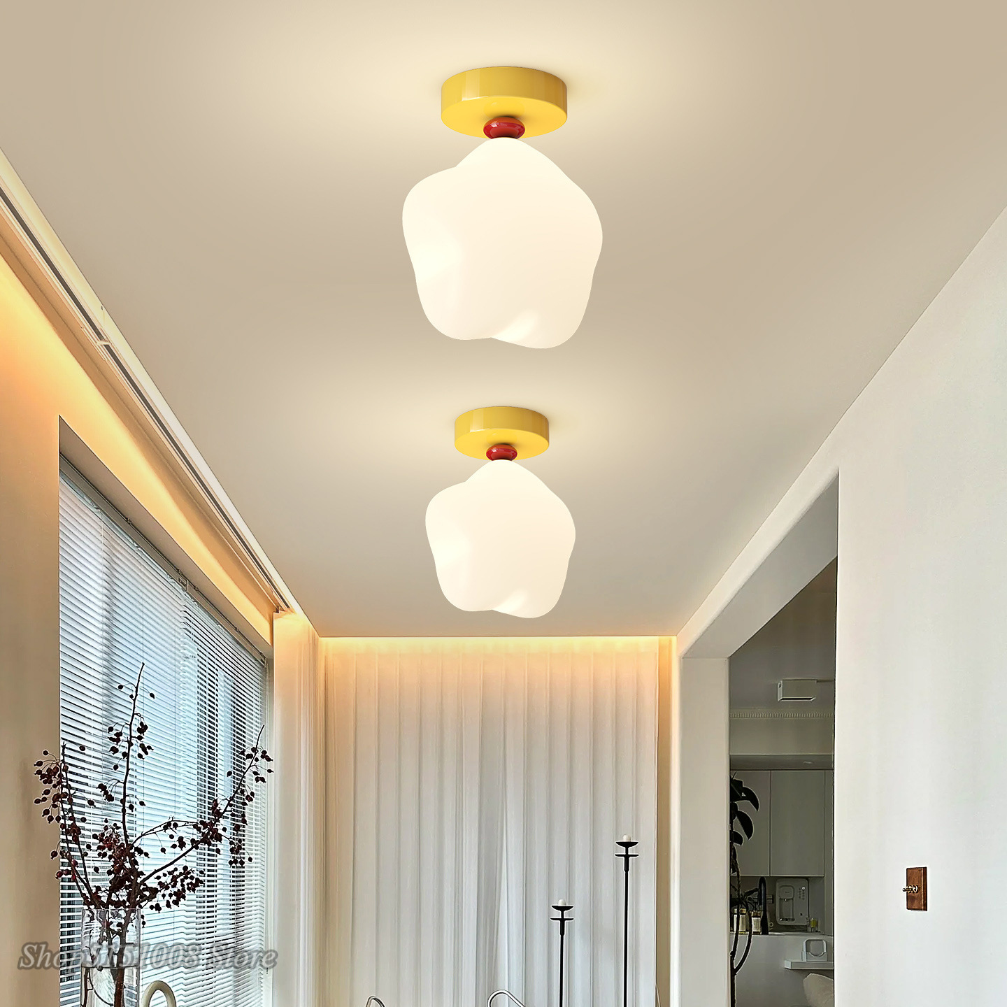 Girl Boy Children's Room  LED  - Baby Nursery Yellow Walls reseña y precio