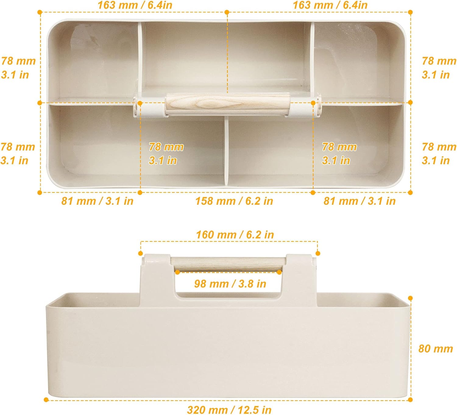 Portable Baby Shower Caddy wit - Baby Nursery Organizer reseña y precio