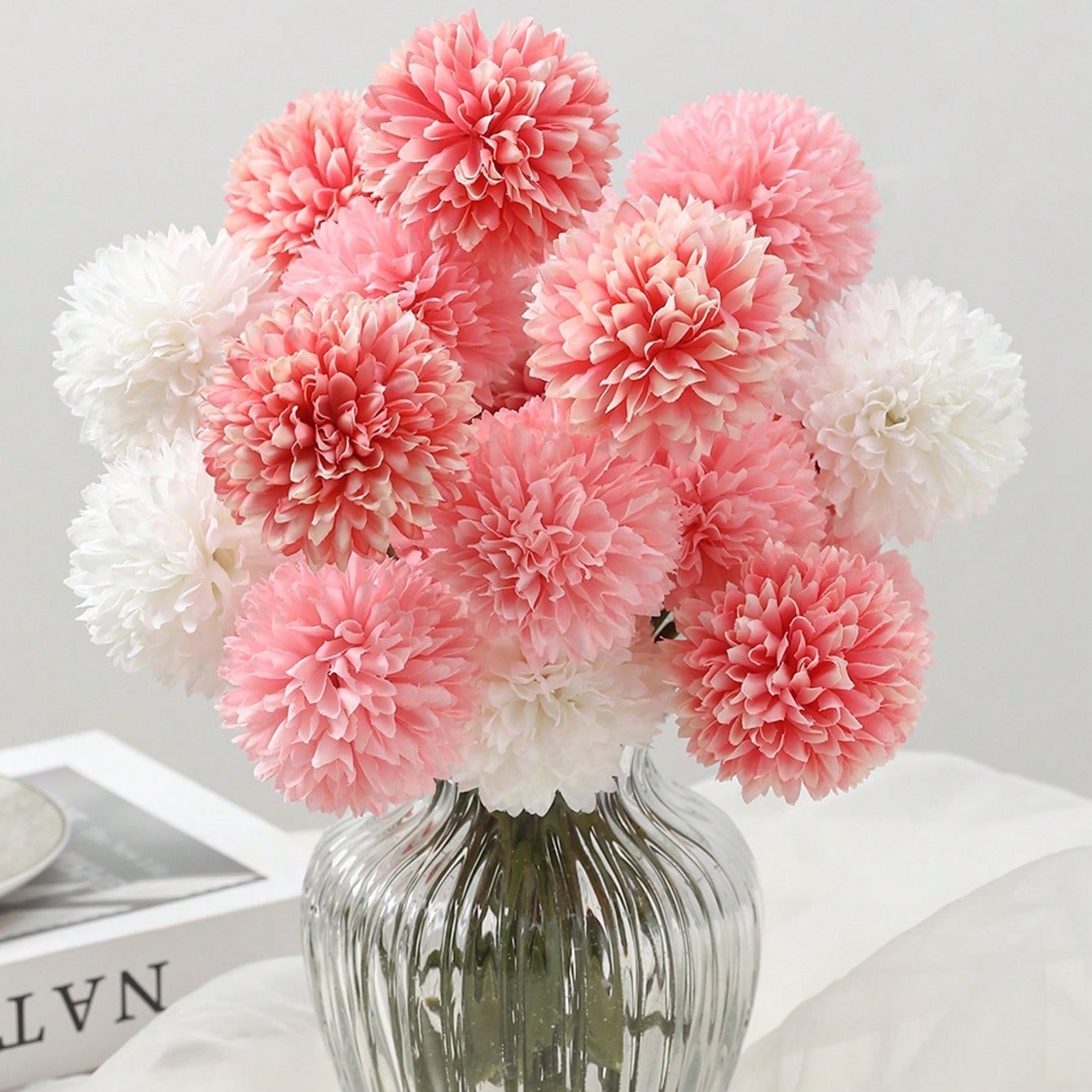3/5Pcs Hydrangea Artificial Fl - Baby Nursery Fabric reseña y precio