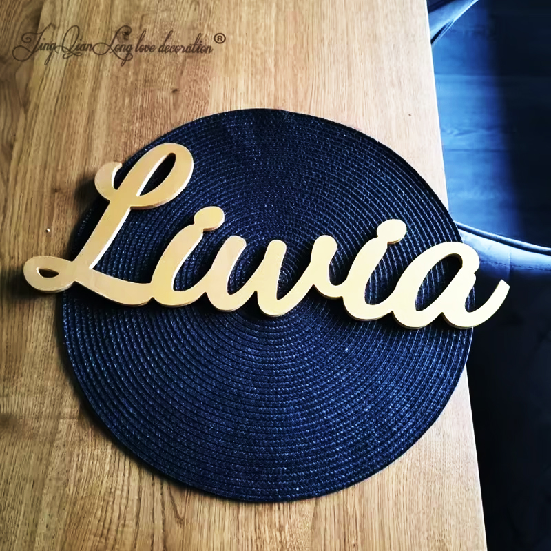 Custom Personalized Wooden Nam - Baby Nursery Name Letters reseña y precio