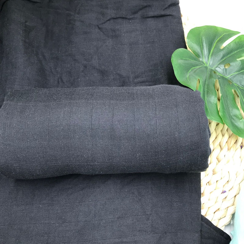 Pure Black Color Baby Wrap Ult - Swaddle Blanket Muslin reseña y precio
