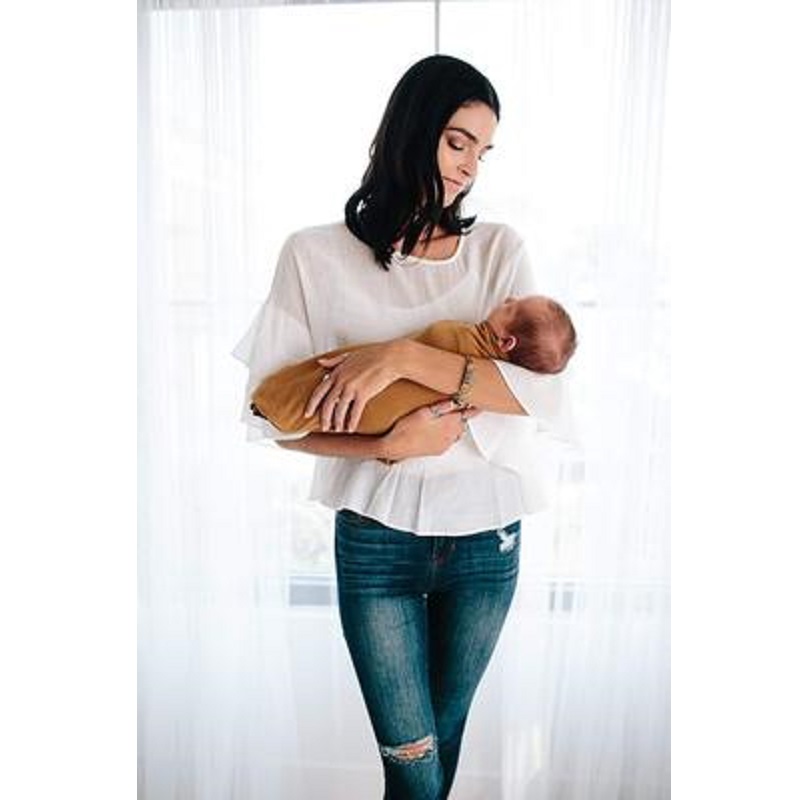 Pure Black Color Baby Wrap Ult - Swaddle Blanket Muslin reseña y precio