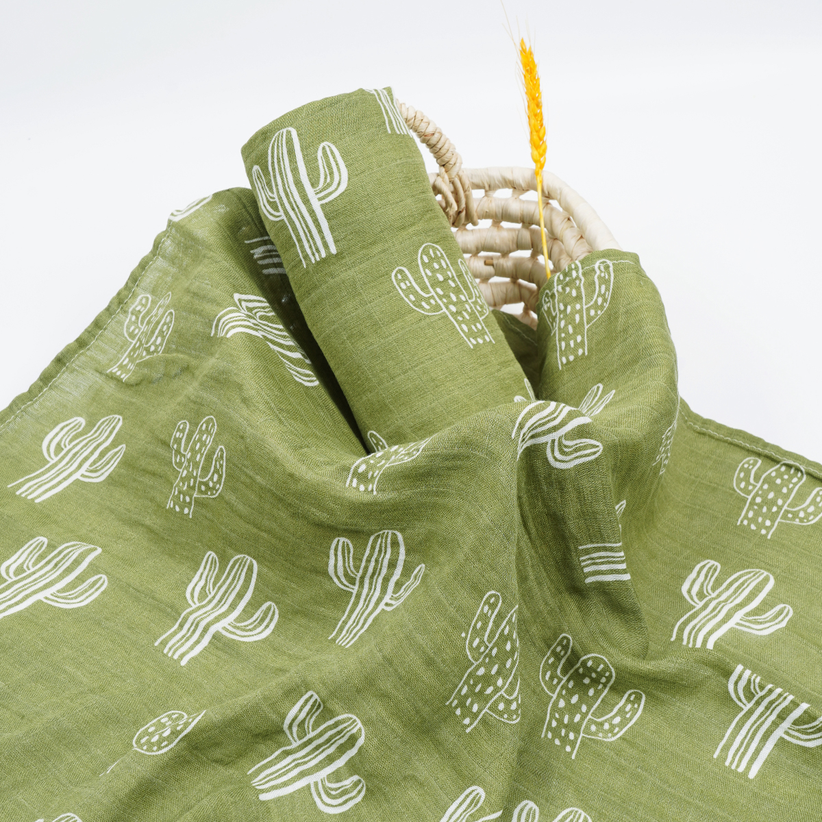 120x110cm 2 Layers Baby Muslin - Swaddle Blanket Muslin reseña y precio