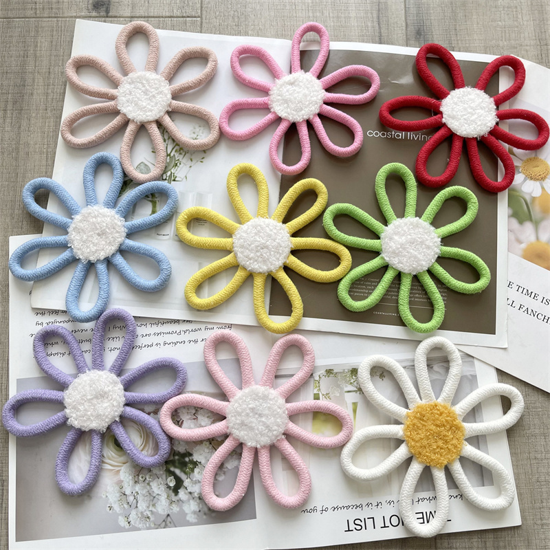 Cotton Rope Woven Daisy Flower - Baby Nursery Fabric reseña y precio
