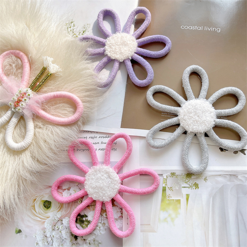 Cotton Rope Woven Daisy Flower - Baby Nursery Fabric reseña y precio