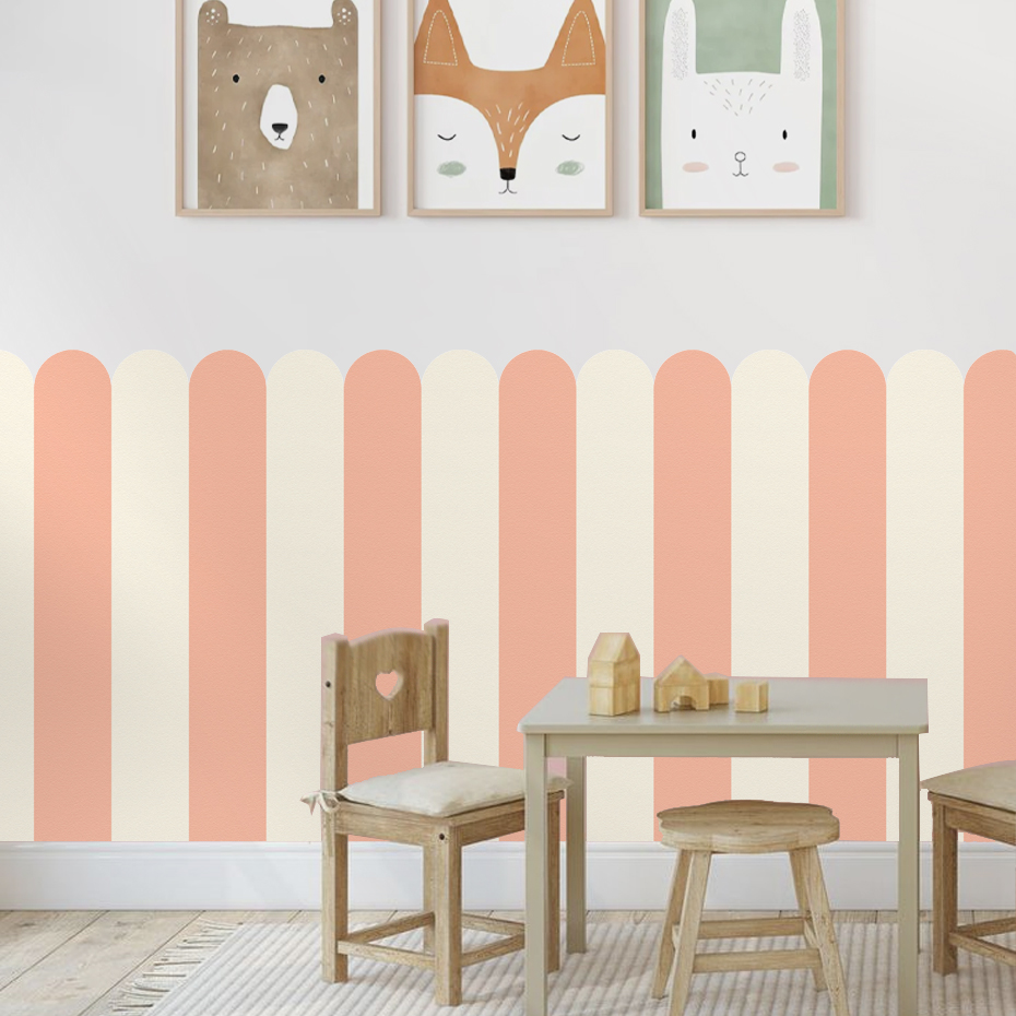 Multicolor Vertical Striped Ar - Baby Nursery Decor reseña y precio