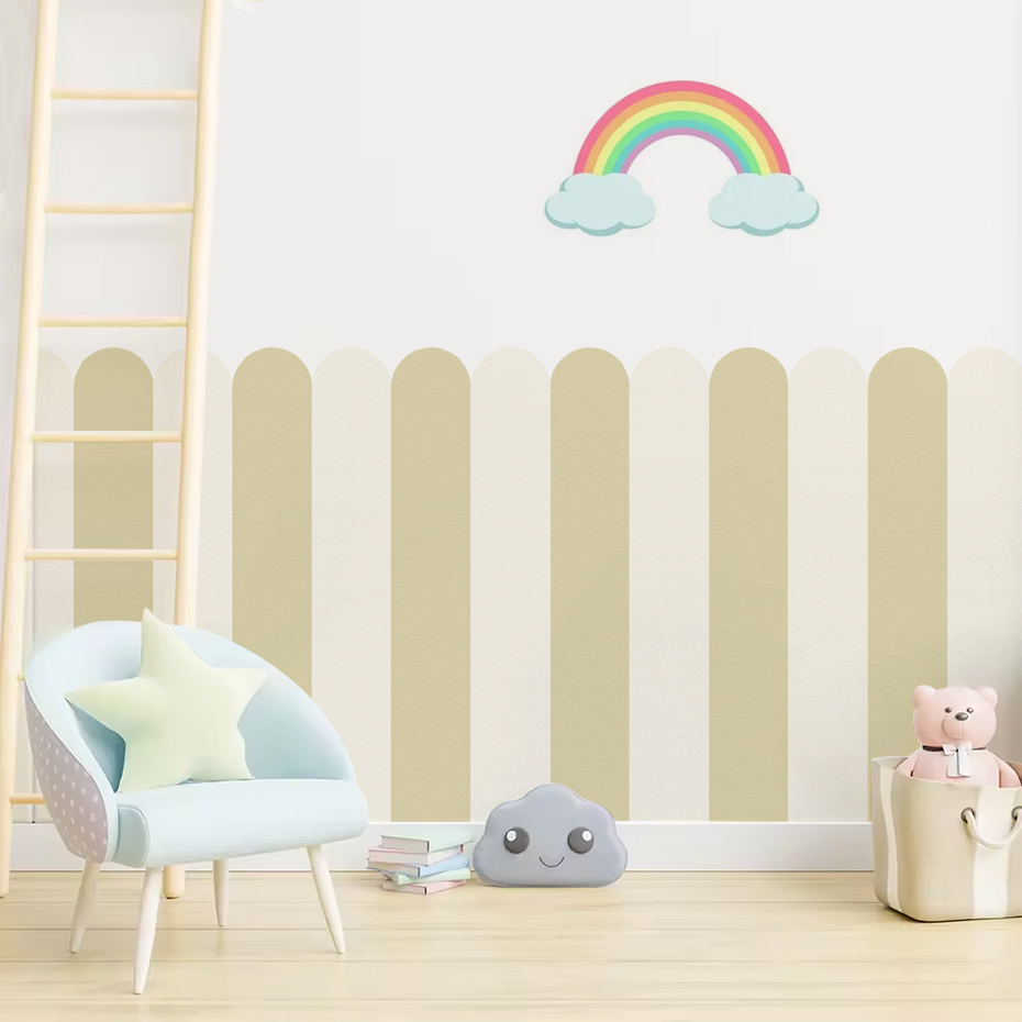 Multicolor Vertical Striped Ar - Baby Nursery Decor reseña y precio