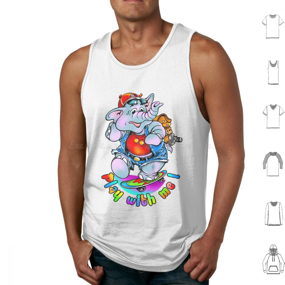 Play With Me ! Tank Tops Print - Baby Nursery Zoo Animals reseña y precio