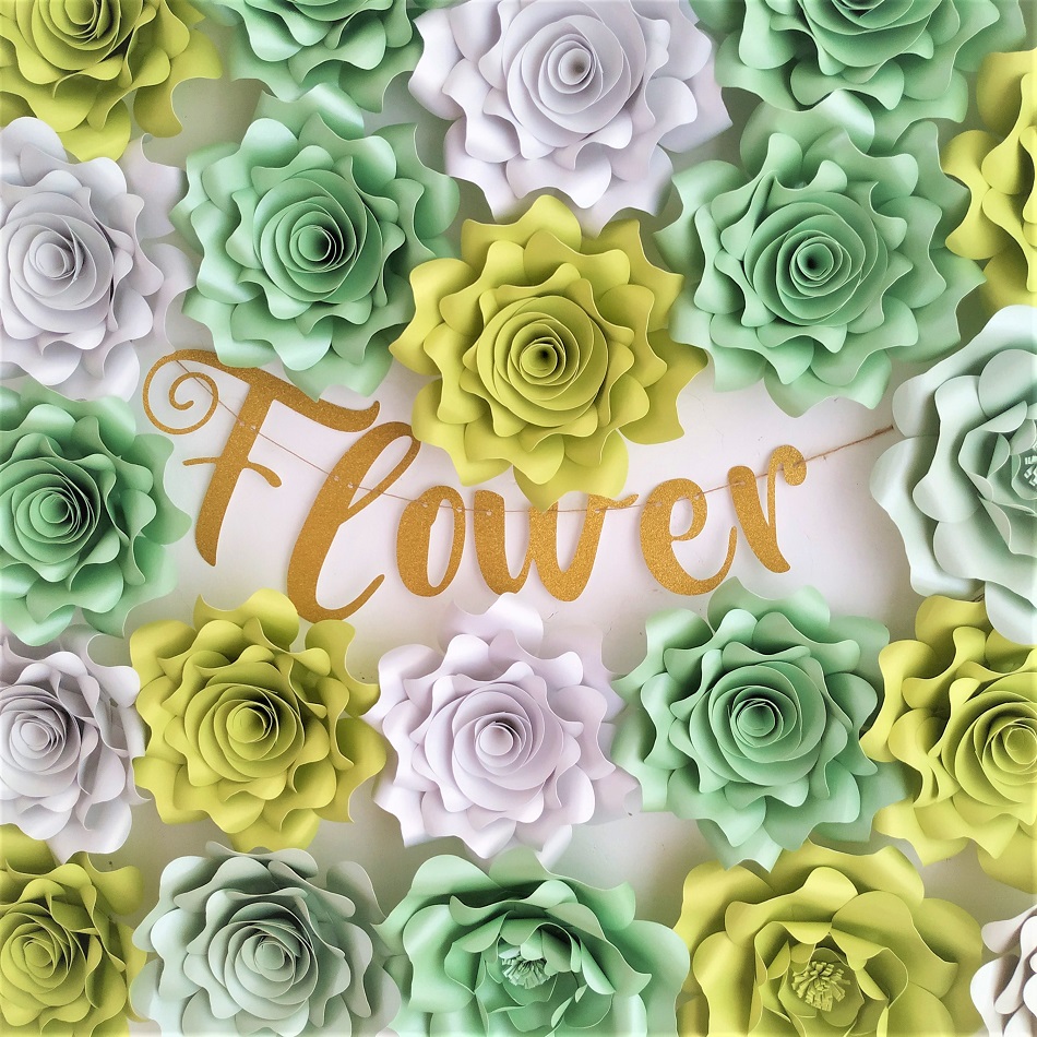 2018 DIY Paper Flowers 15CM Pa - Baby Nursery Videos reseña y precio
