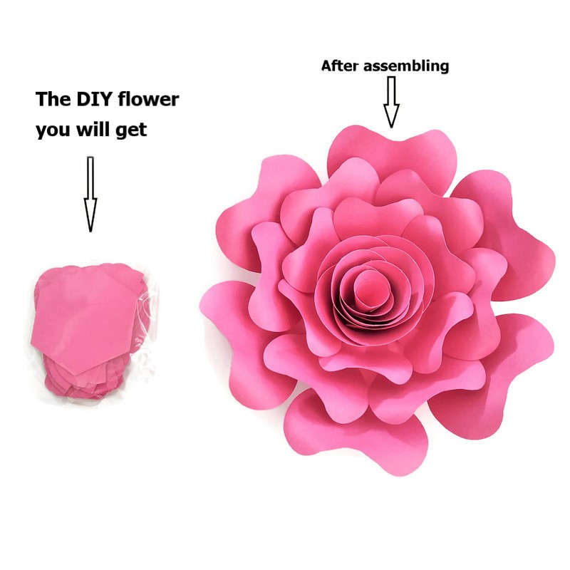 2018 DIY Paper Flowers 15CM Pa - Baby Nursery Videos reseña y precio