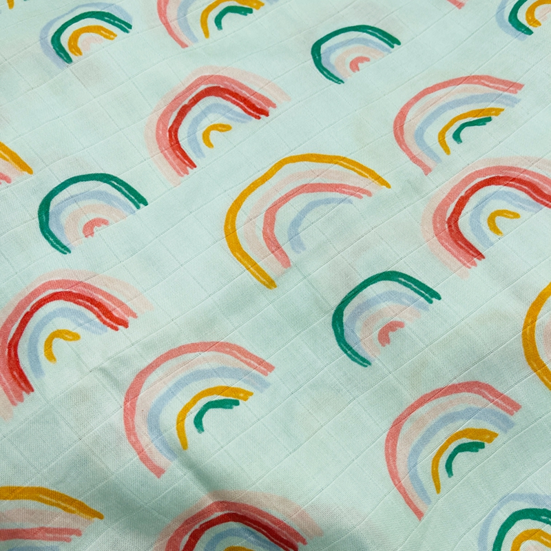 Digital Printing Soft Baby Mus - Swaddle Blanket Muslin reseña y precio